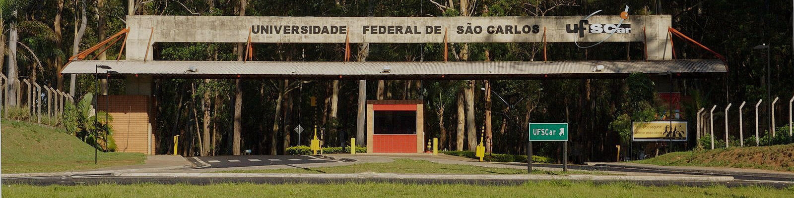 South entrance gate of UFSCar, São Carlos campus